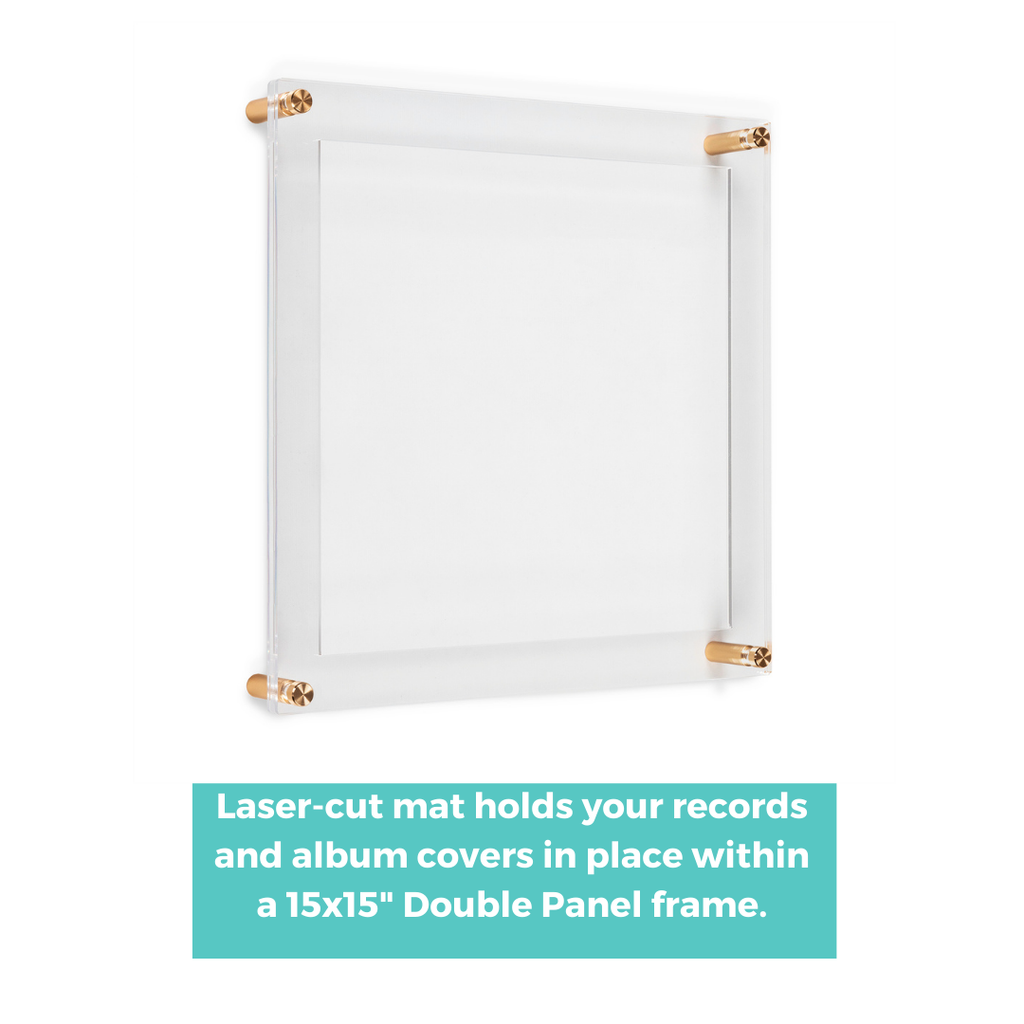 SET OF 9 RECORD DISPLAY FRAMES