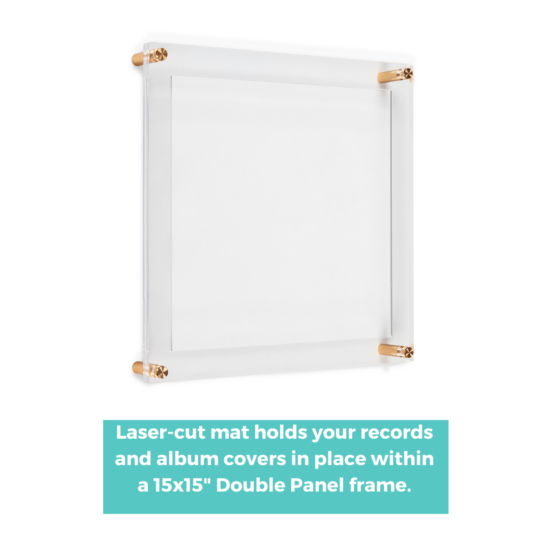 SET OF 9 RECORD DISPLAY FRAMES