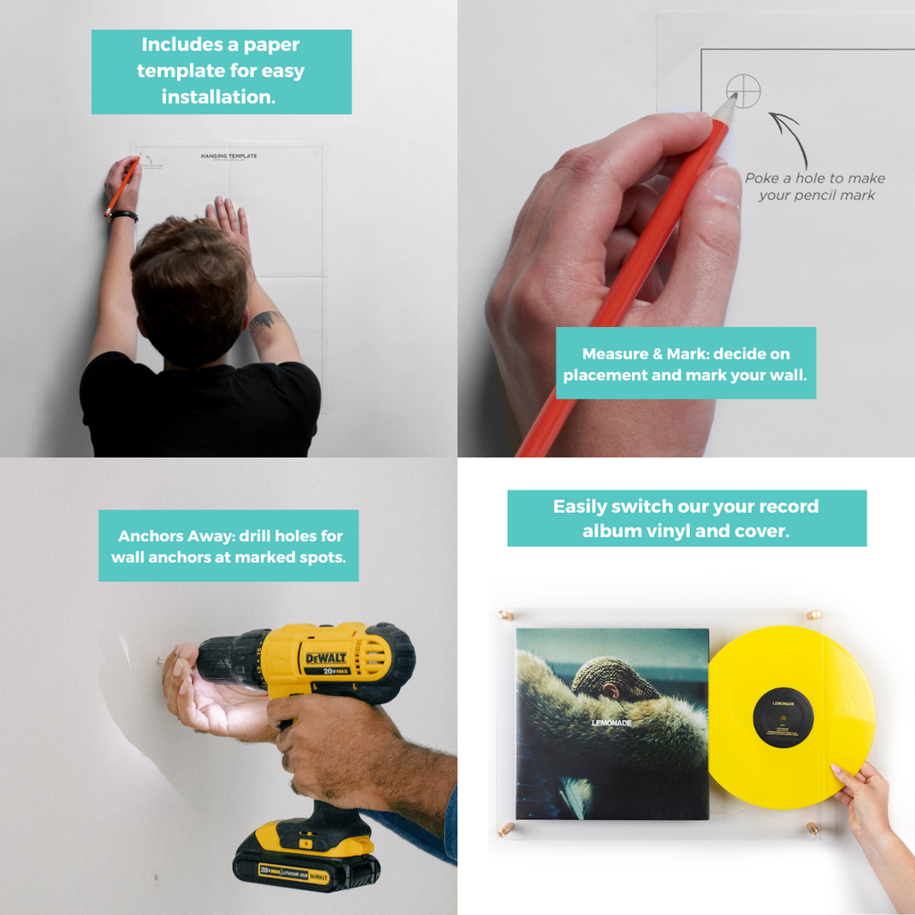 MARCO DE REVELACIÓN DE DISCO + VINILO