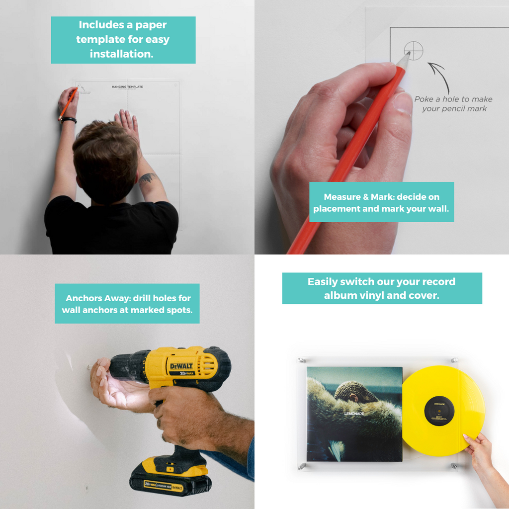 MARCO DE REVELACIÓN DE DISCO + VINILO