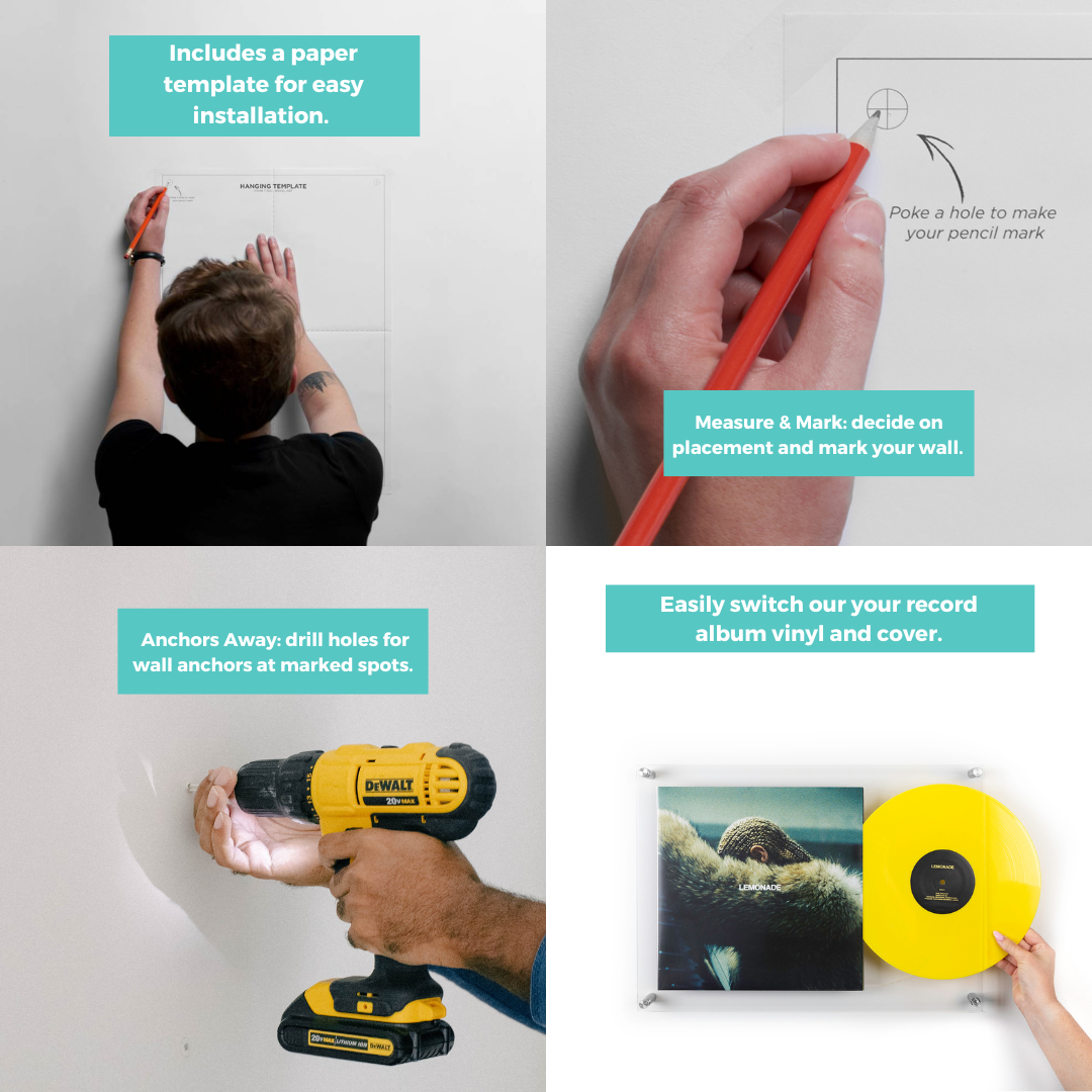 MARCO DE REVELACIÓN DE DISCO + VINILO