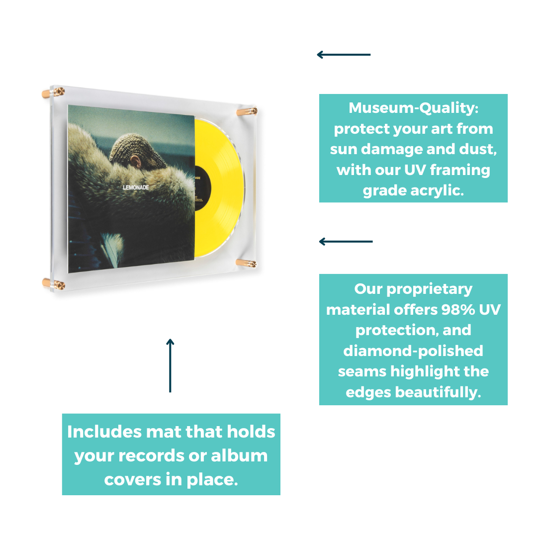 MARCO DE REVELACIÓN DE DISCO + VINILO