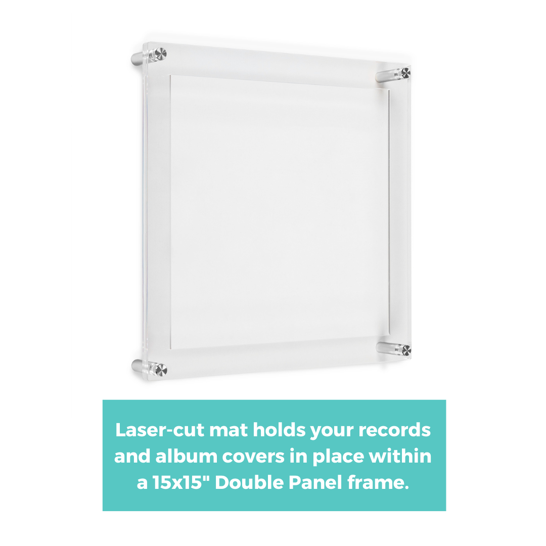 SET OF 9 RECORD DISPLAY FRAMES