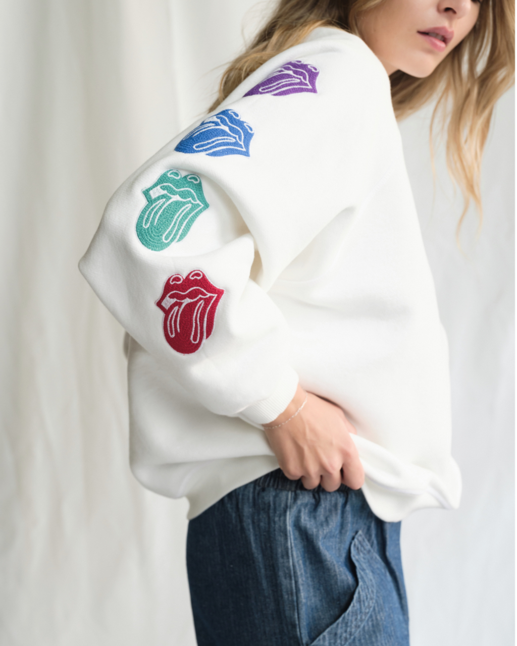 The Rolling Stones She's a Rainbow Crewneck