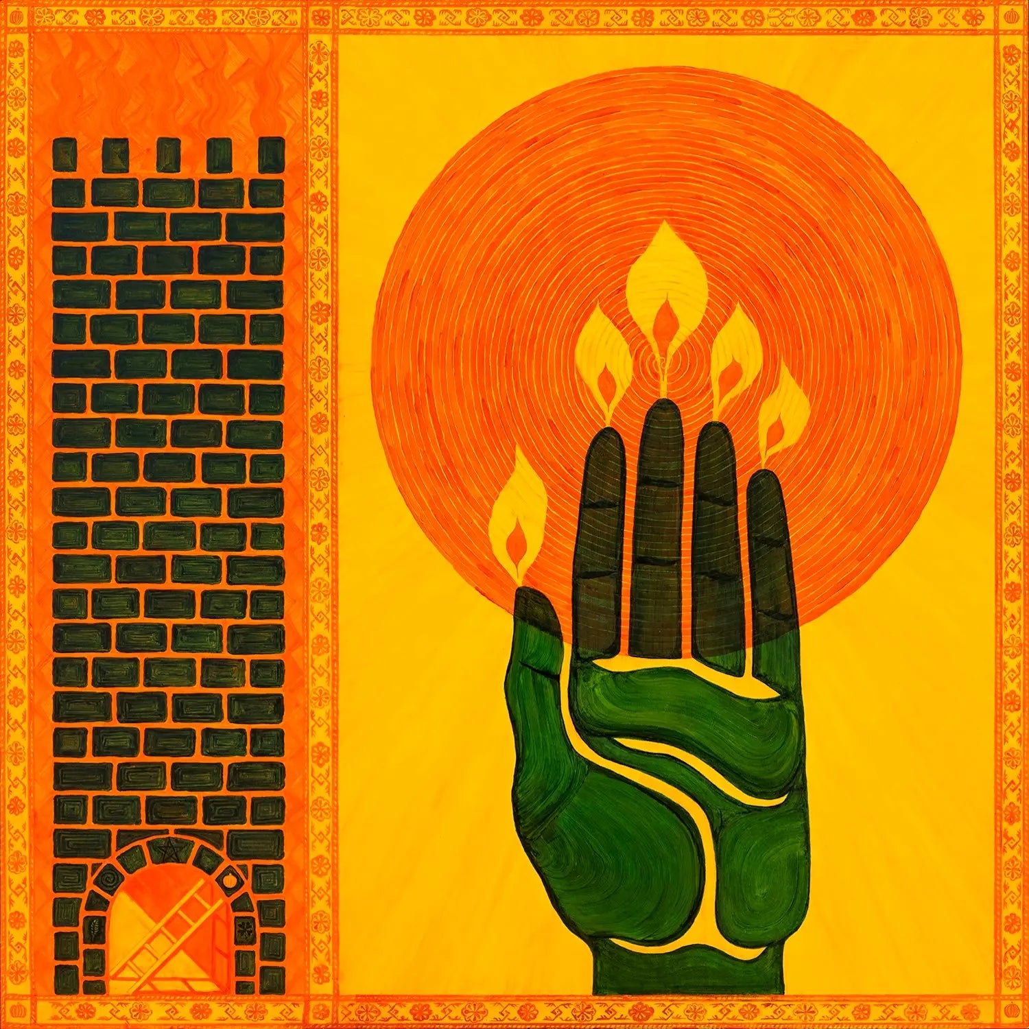 SAINTSENECA - HIGHWALLLOW & SUPERMOON SONGS - GREEN + ORANGE COLOR - 2-LP - VINYL LP