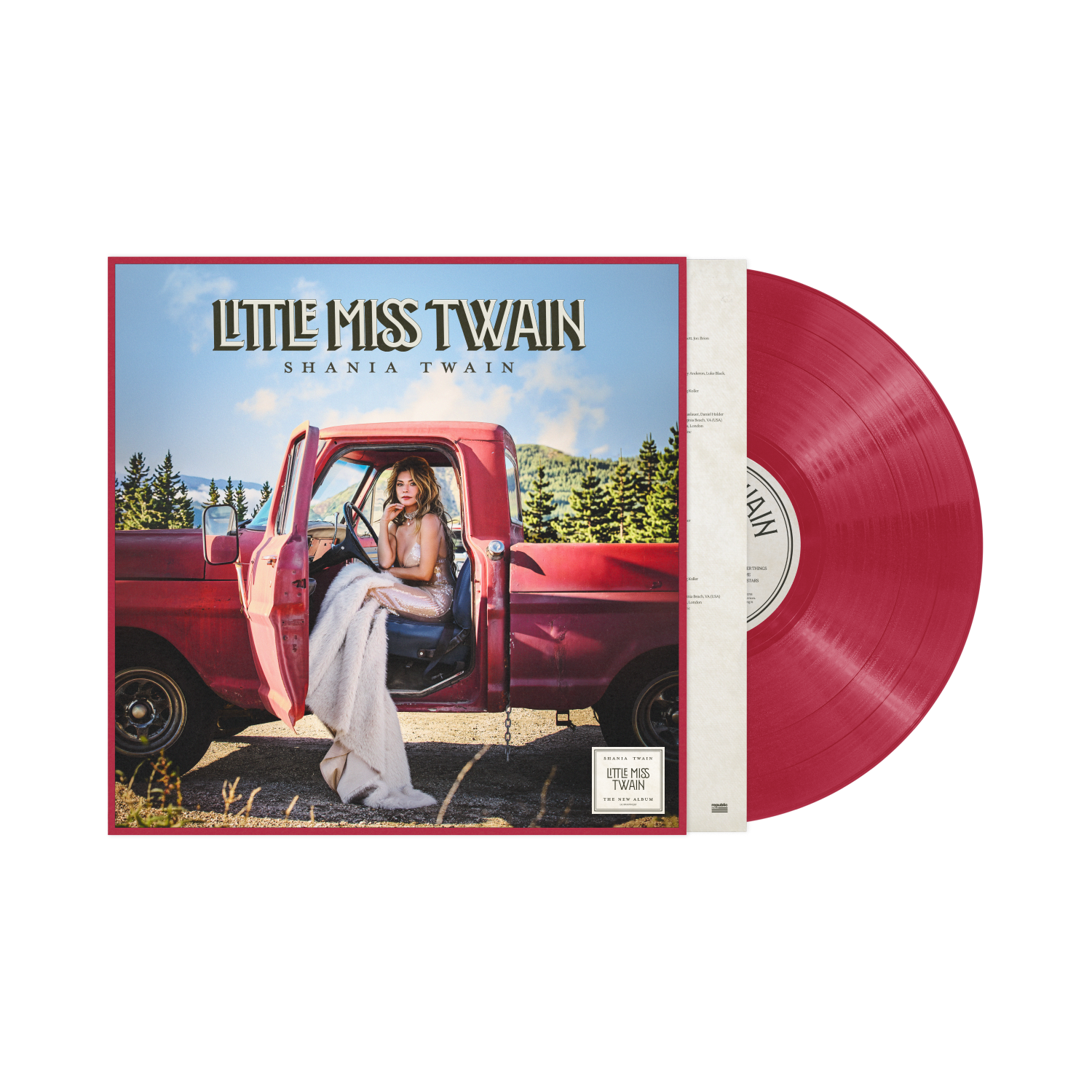 SHANIA TWAIN - LITTLE MISS TWAIN - RED COLOR - VINYL LP