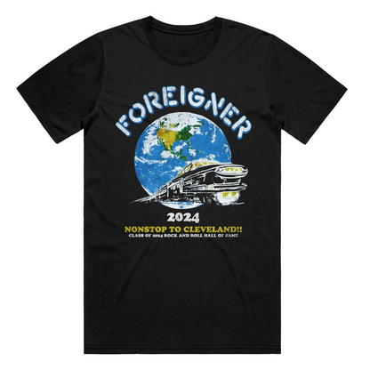 ROCK HALL 2024 x FOREIGNER - HALL OF FAME TIMELINE T-SHIRT