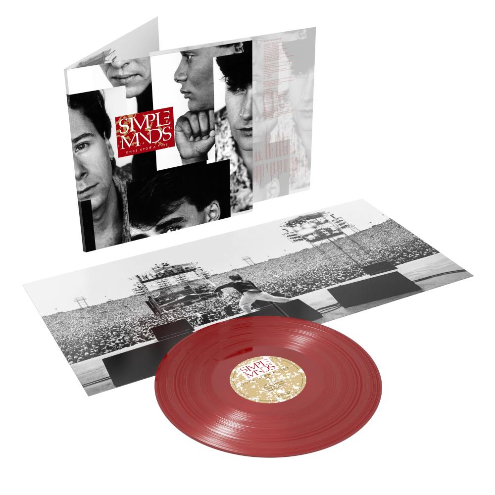 SIMPLE MINDS - ONCE UPON A TIME - RED COLOR - VINYL LP