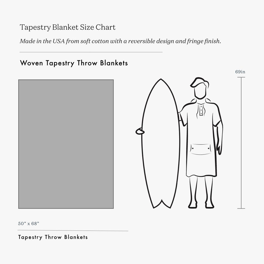 WU-TANG CLAN x SLOWTIDE - TIGER STYLE TAPESTRY THROW BLANKET