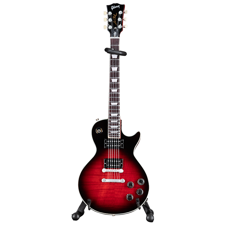 SLASH - GIBSON LES PAUL STANDARD VERMILLION BURST - MINI GUITAR