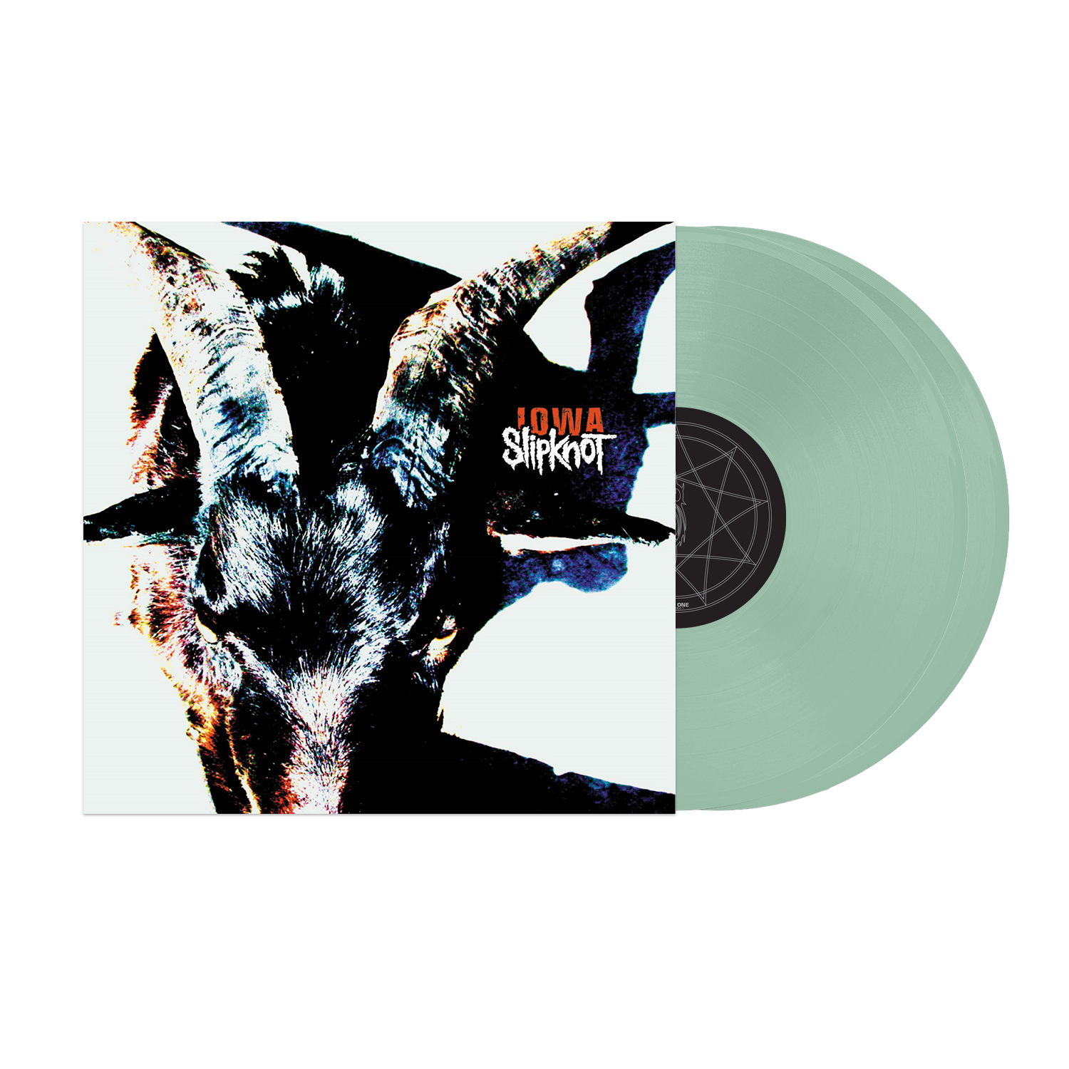 SLIPKNOT - IOWA - COKE BOTTLE GREEN COLOR - VINYL LP