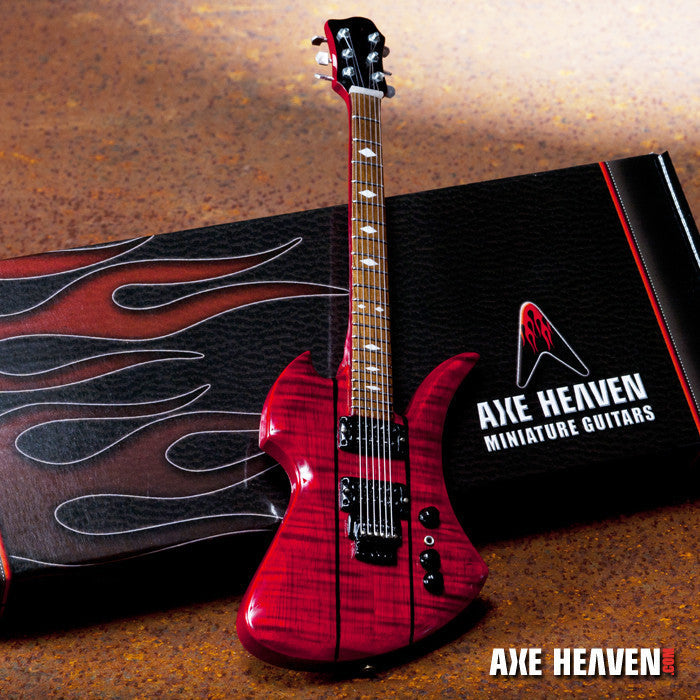 B.C. RICH® - RED STAINED MOCKINGBIRD® - MINI GUITAR