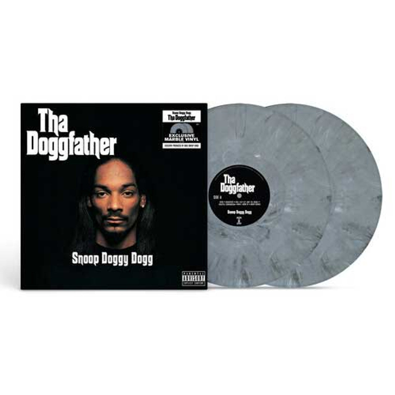 SNOOP DOGGY DOGG - THA DOGGFATHER - GREY MARBLED COLOR - 2-LP - VINYL LP