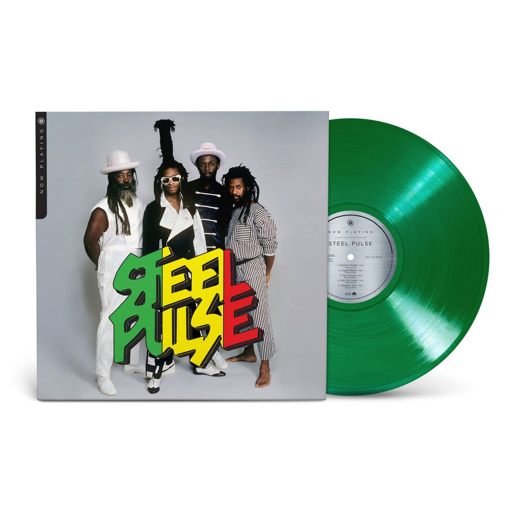 STEEL PULSE - NOW PLAYING - GREEN COLOR - VINYL LP