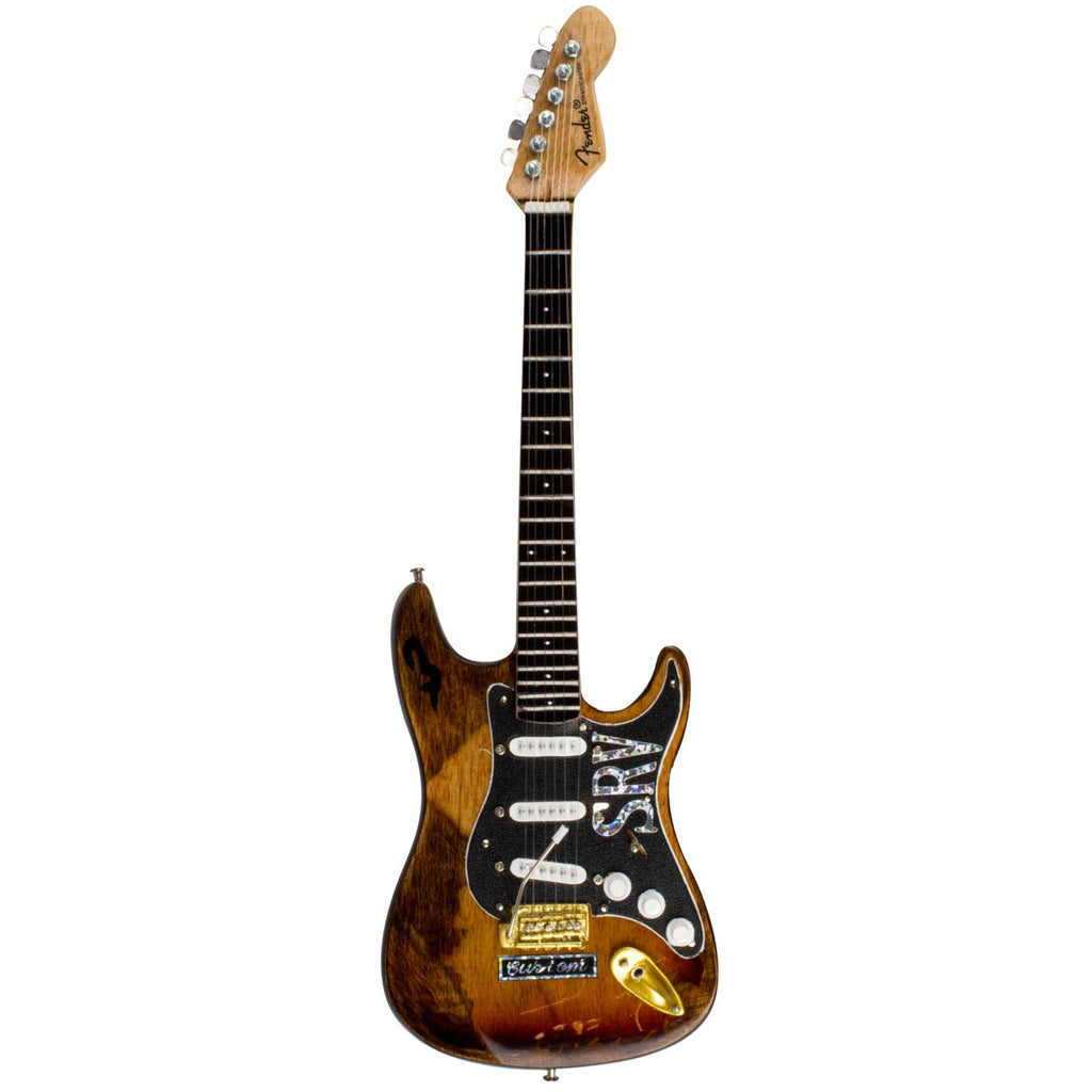 Srv Custom STEVIE RAY VAUGHAN - DISTRESSED SRV CUSTOM FENDER™ STRAT™ - MINI GUITA ...