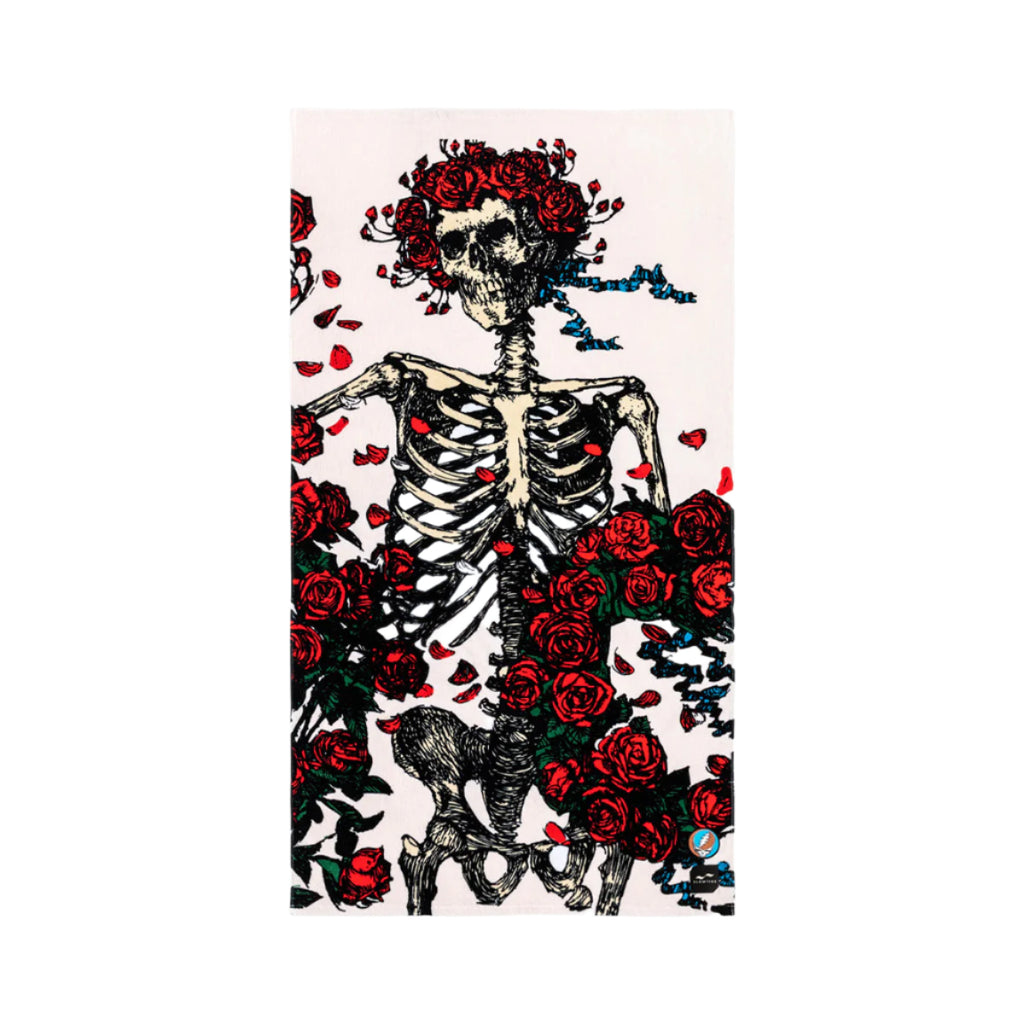 GRATEFUL DEAD x SLOWTIDE - SKULL & ROSES BERTHA BEACH TOWEL