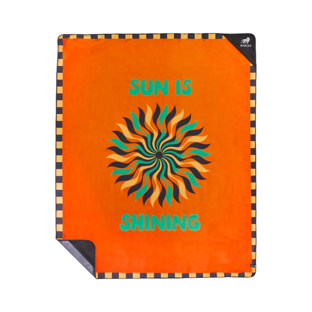 BOB MARLEY x SLOWTIDE - SUN IS SHINING QUICK-DRY PICNIC BLANKET