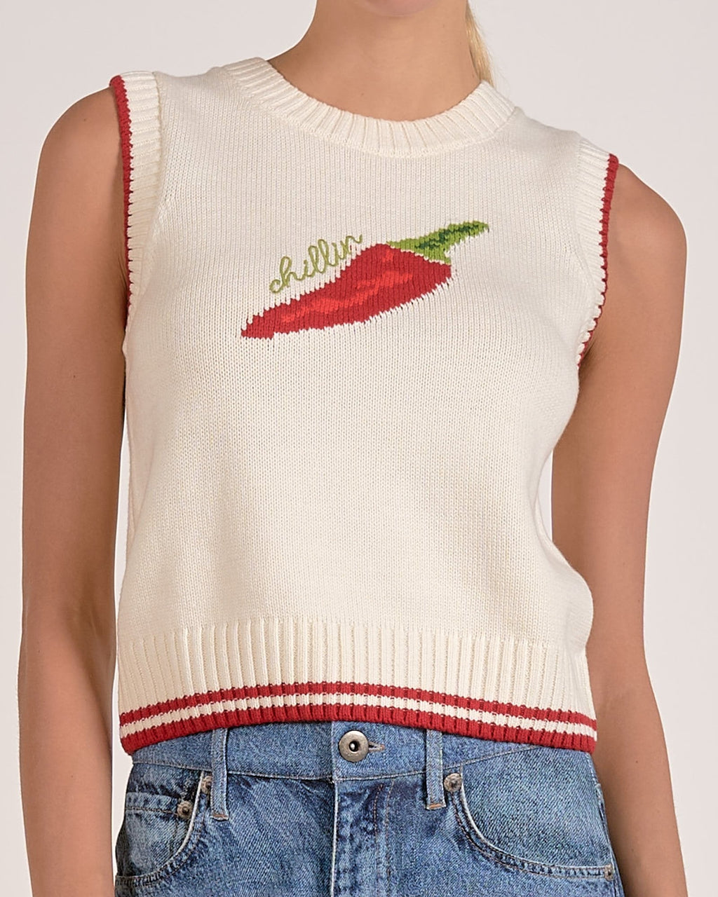 CHILI SWEATER VEST BY ELAN