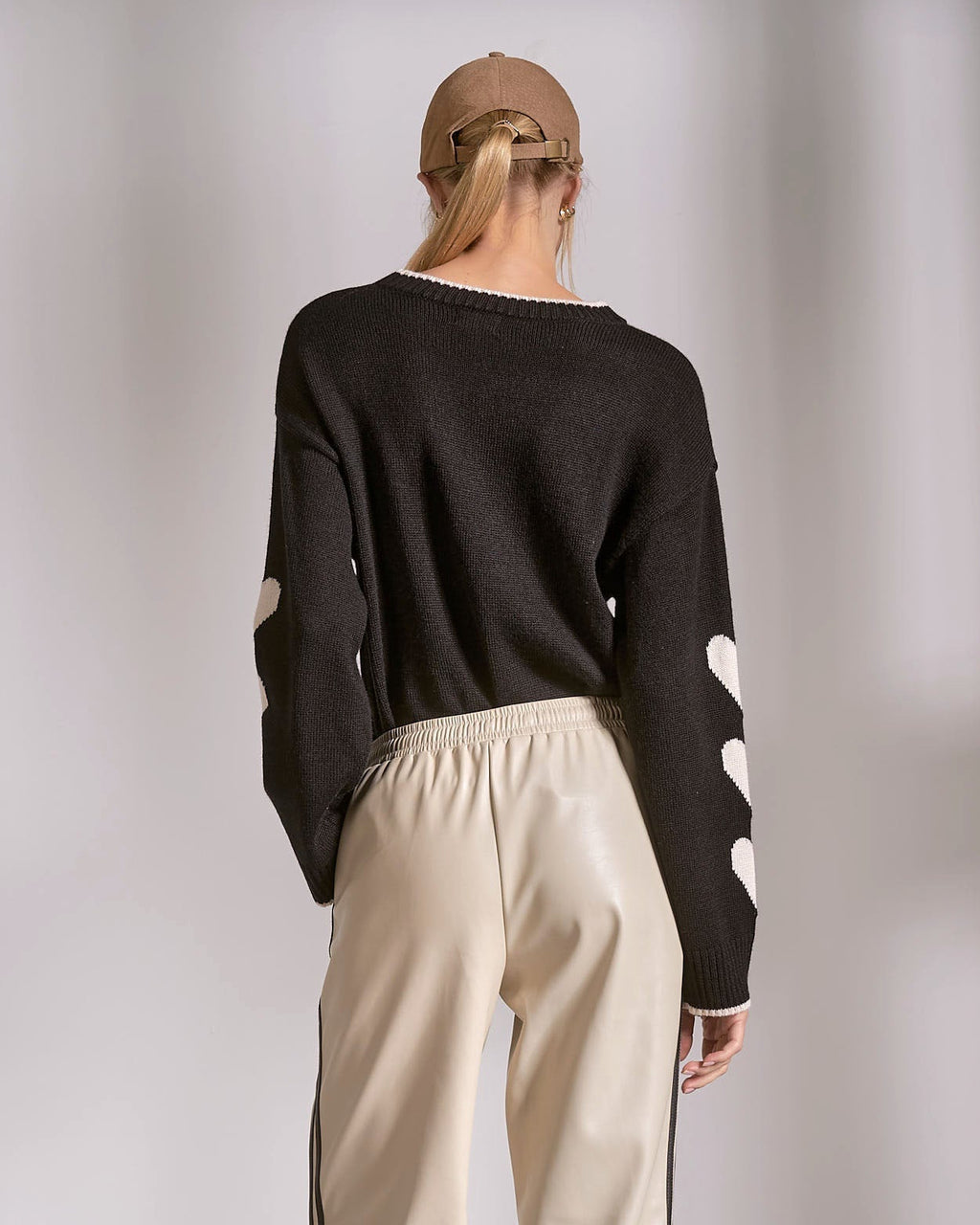 HEARTS SWEATER BY ELAN