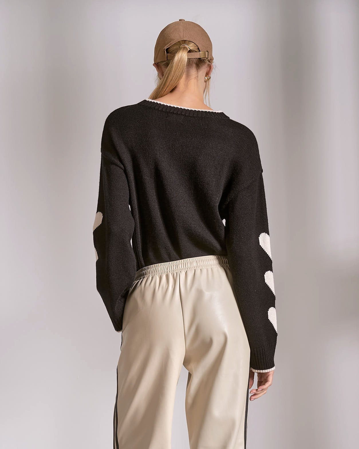 HEARTS SWEATER BY ELAN