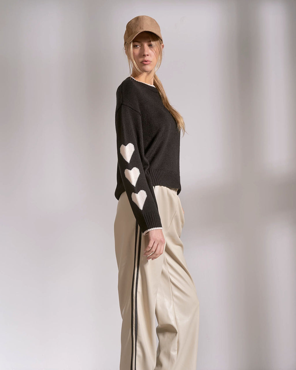 HEARTS SWEATER BY ELAN
