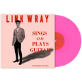 LINK WRAY - SINGS AND PLAYS GUITAR - BABY DOLL PINK COLOR - VINYL LP