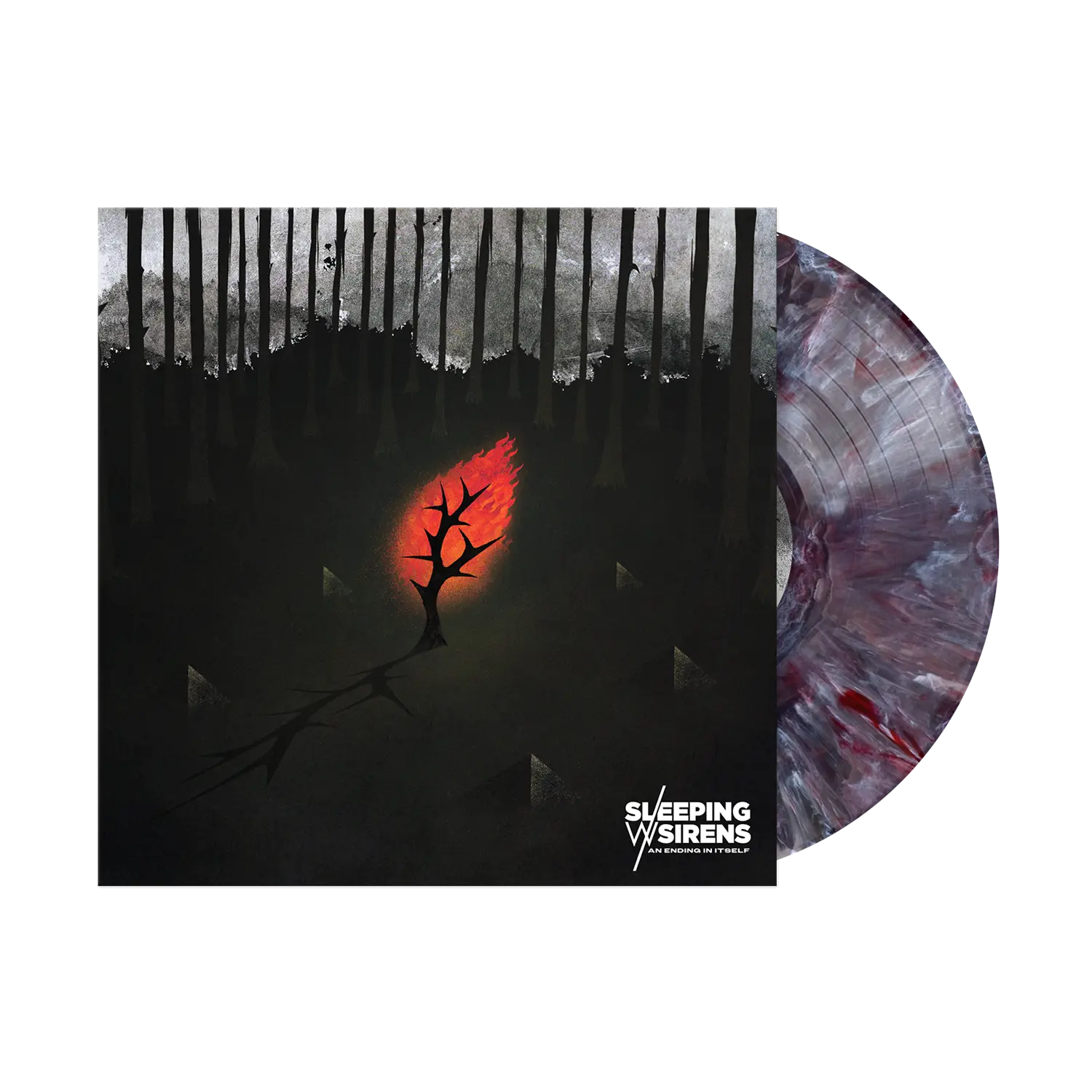 SLEEPING WITH SIRENS - AN ENDING IN ITSELF - INDIE EXCLUSIVE - MARBLE COLOR - VINYL LP