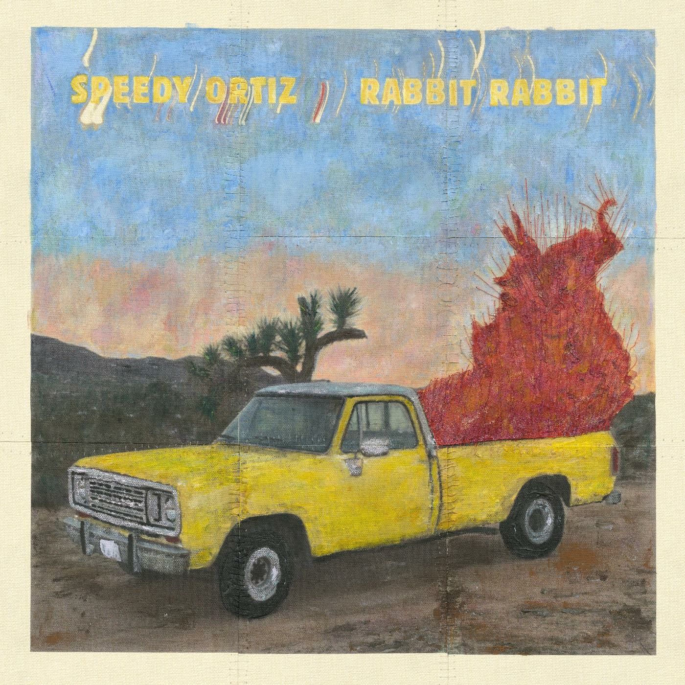 SPEEDY ORTIZ - RABBIT RABBIT - PINK, BLUE & YELLOW COLOR - VINYL LP