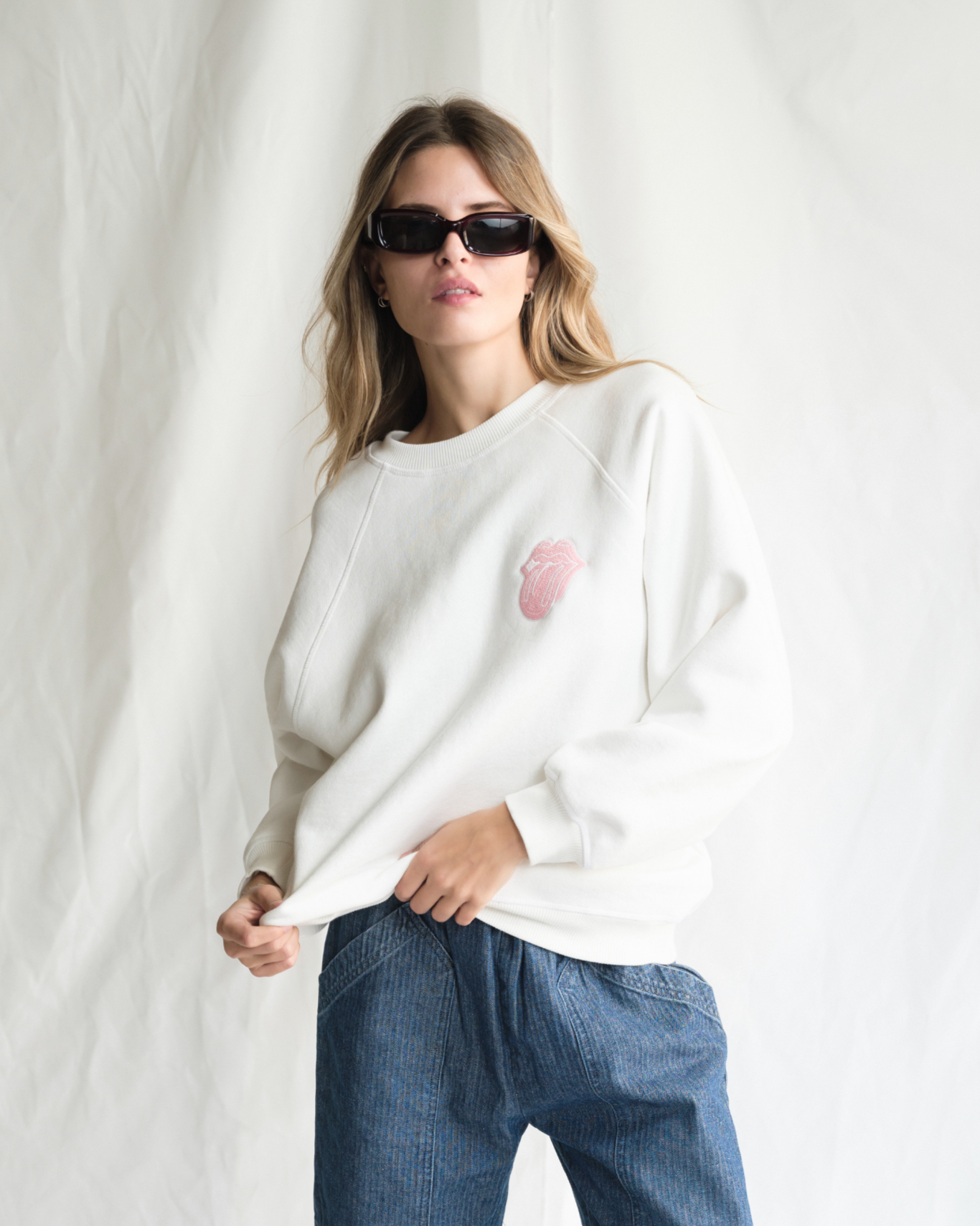 The Rolling Stones She's a Rainbow Crewneck