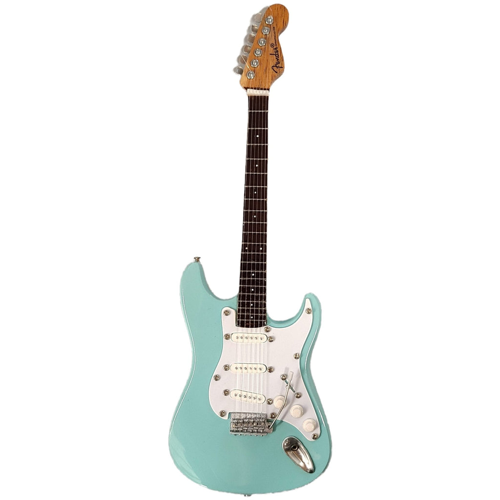 Surf Green Fender™ Strat™ Miniature Guitar Replica