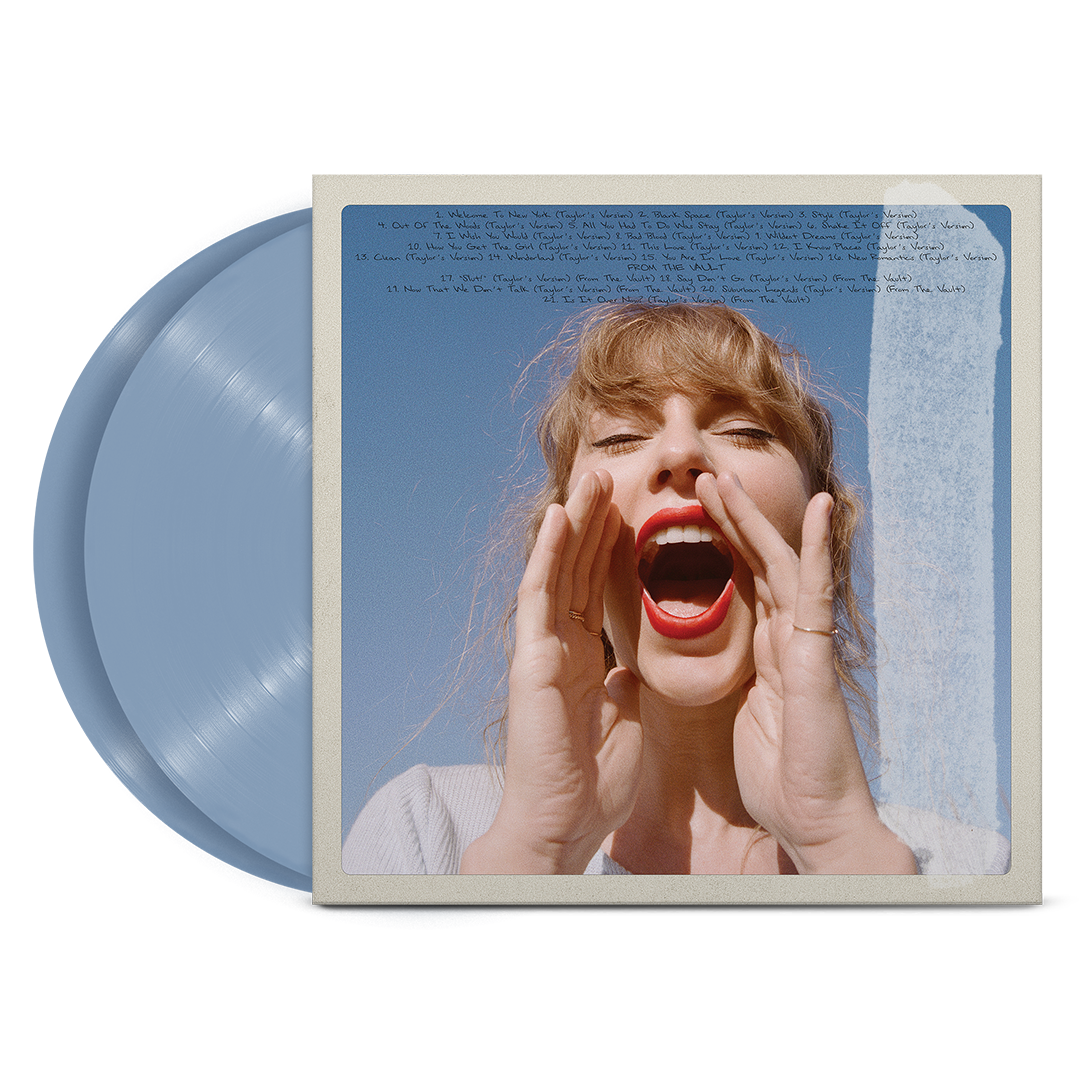 TAYLOR SWIFT - 1989 (TAYLOR'S VERSION) - DELUXE EDITION - CRYSTAL SKIES BLUE COLOR - 2-LP - VINYL LP