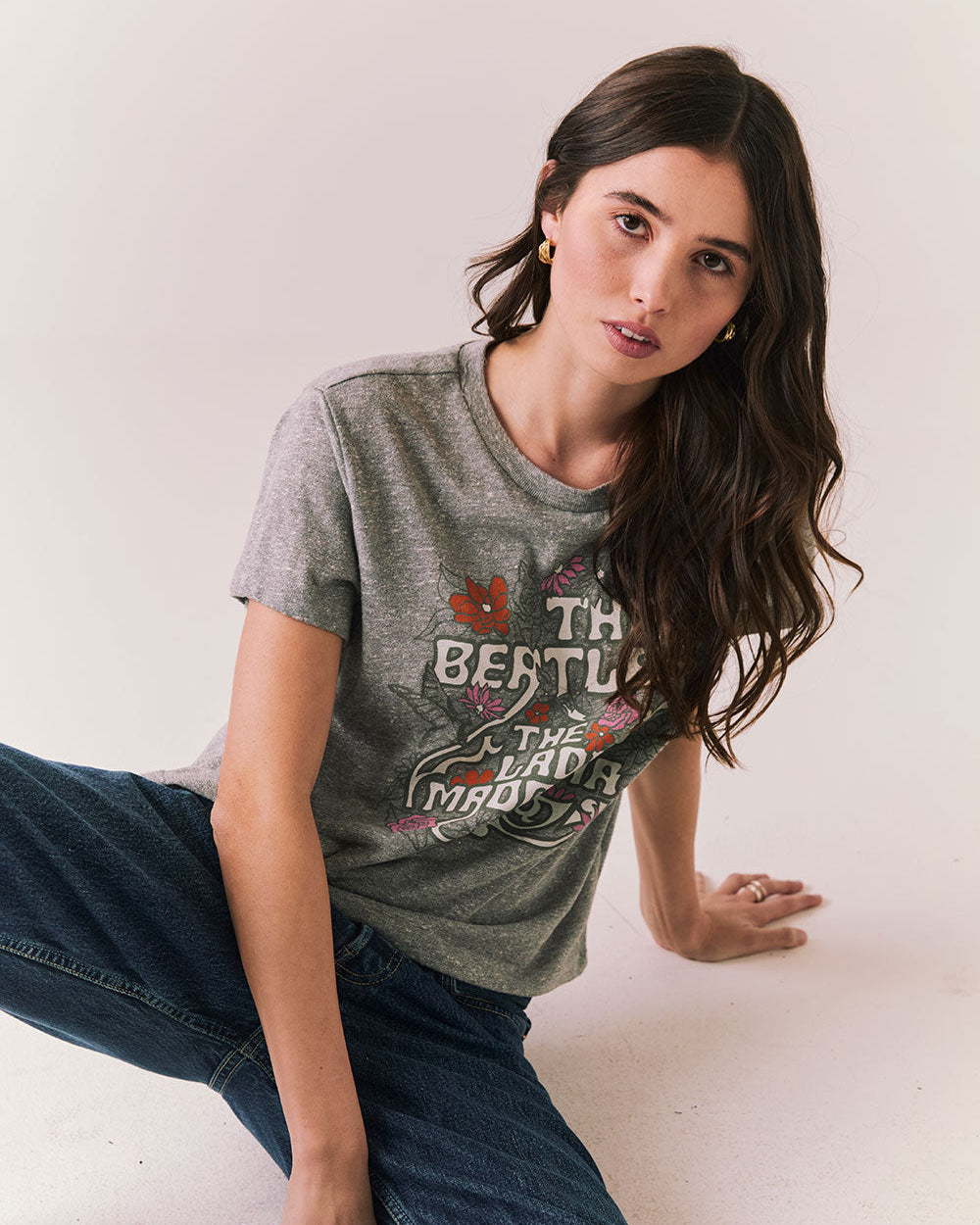 THE BEATLES - LADY MADONNA FITTED T-SHIRT