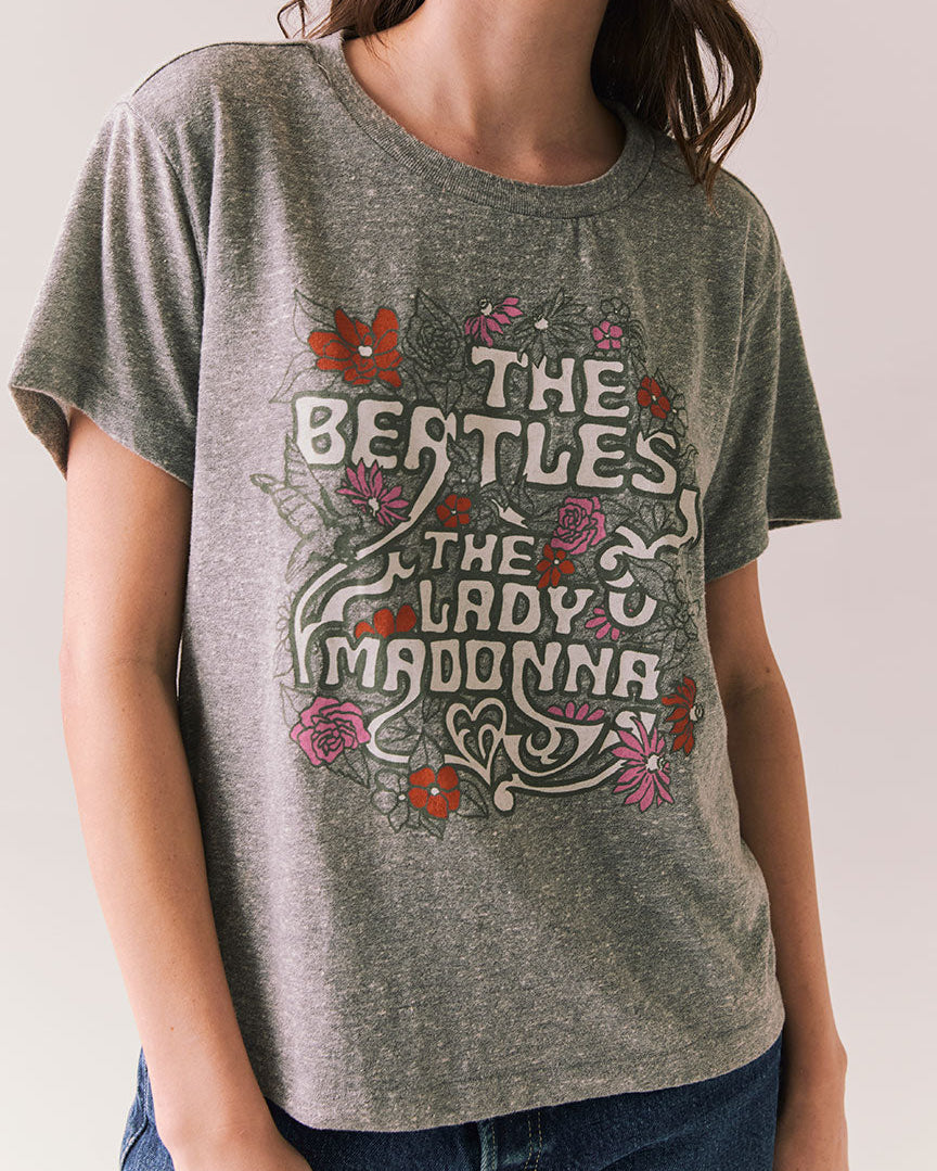 THE BEATLES - LADY MADONNA FITTED T-SHIRT