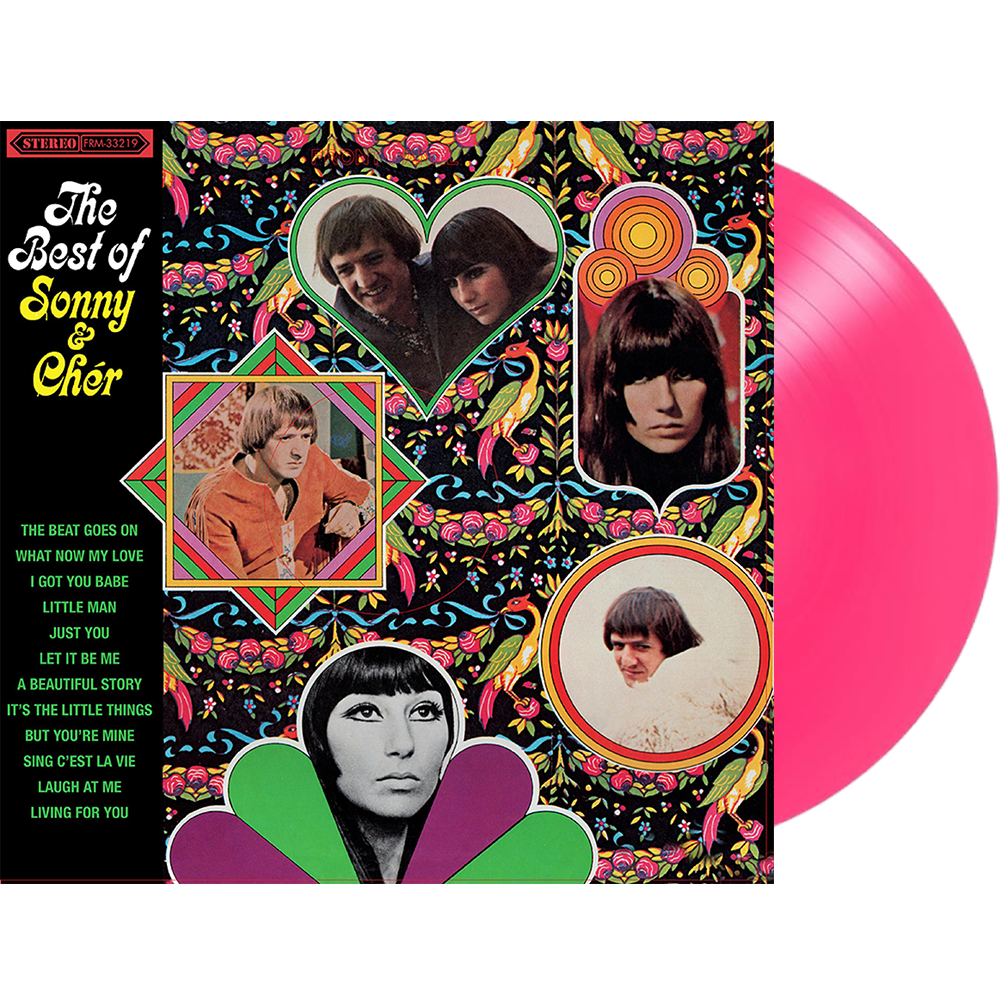 SONNY AND CHER - THE BEST OF SONNY & CHER - PINK COLOR - VINYL LP