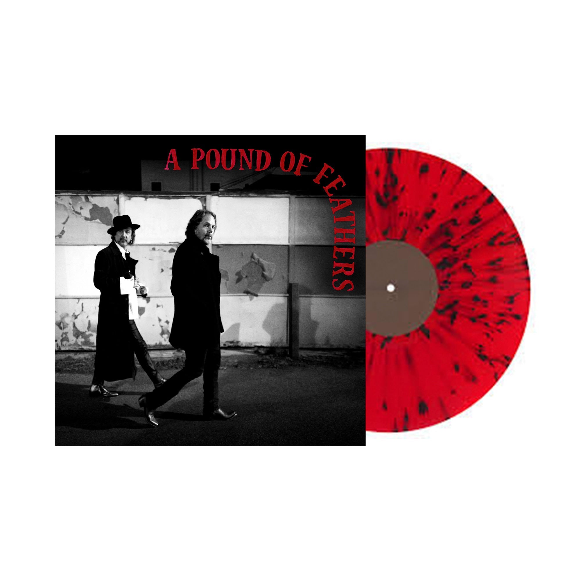 THE BLACK CROWES - A POUND OF FEATHERS - INDIE EXCLUSIVE - RED & BLACK SPLATTER COLOR - VINYL LP