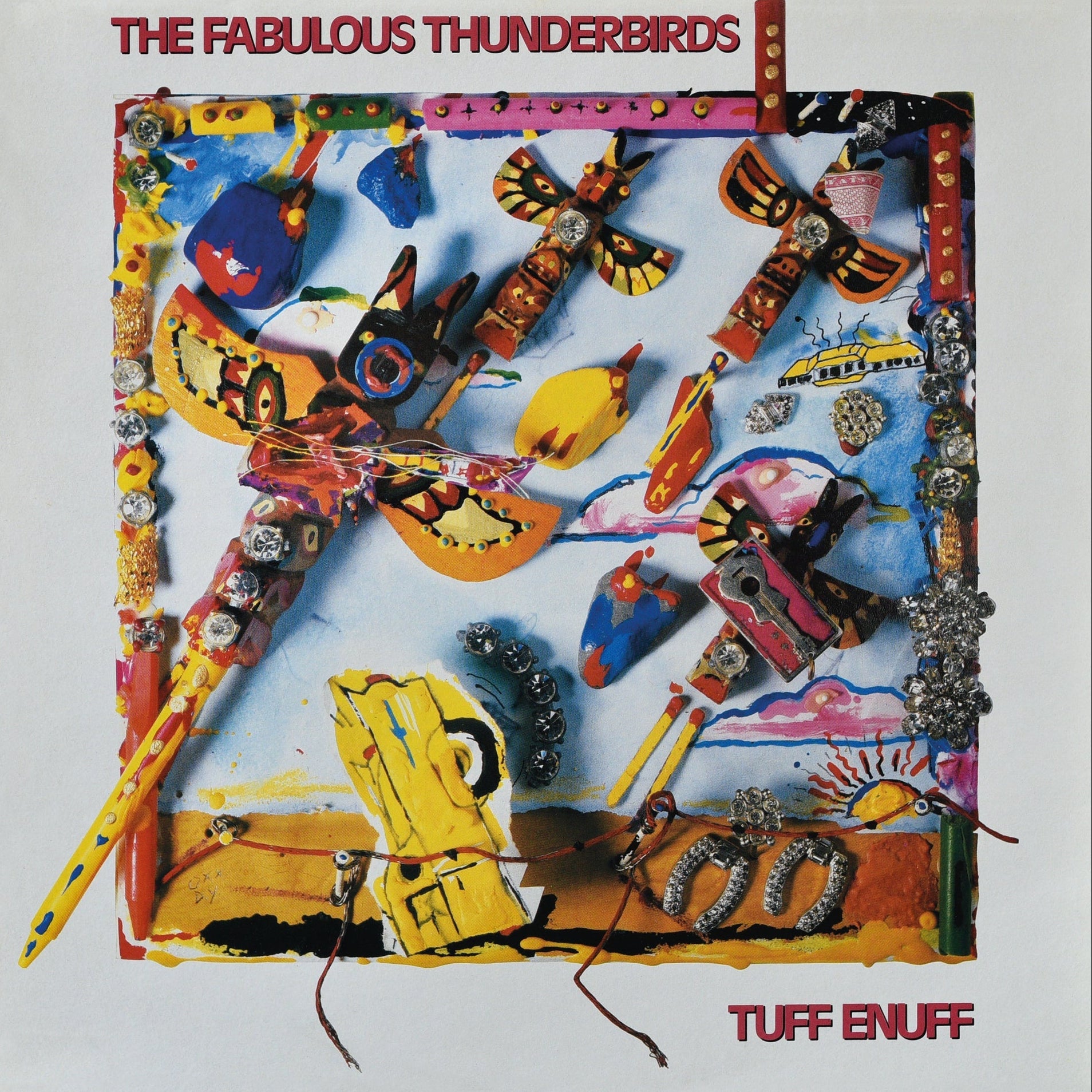 THE FABULOUS THUNDERBIRDS - TUFF ENOUGH - BLUE COLOR - VINYL LP