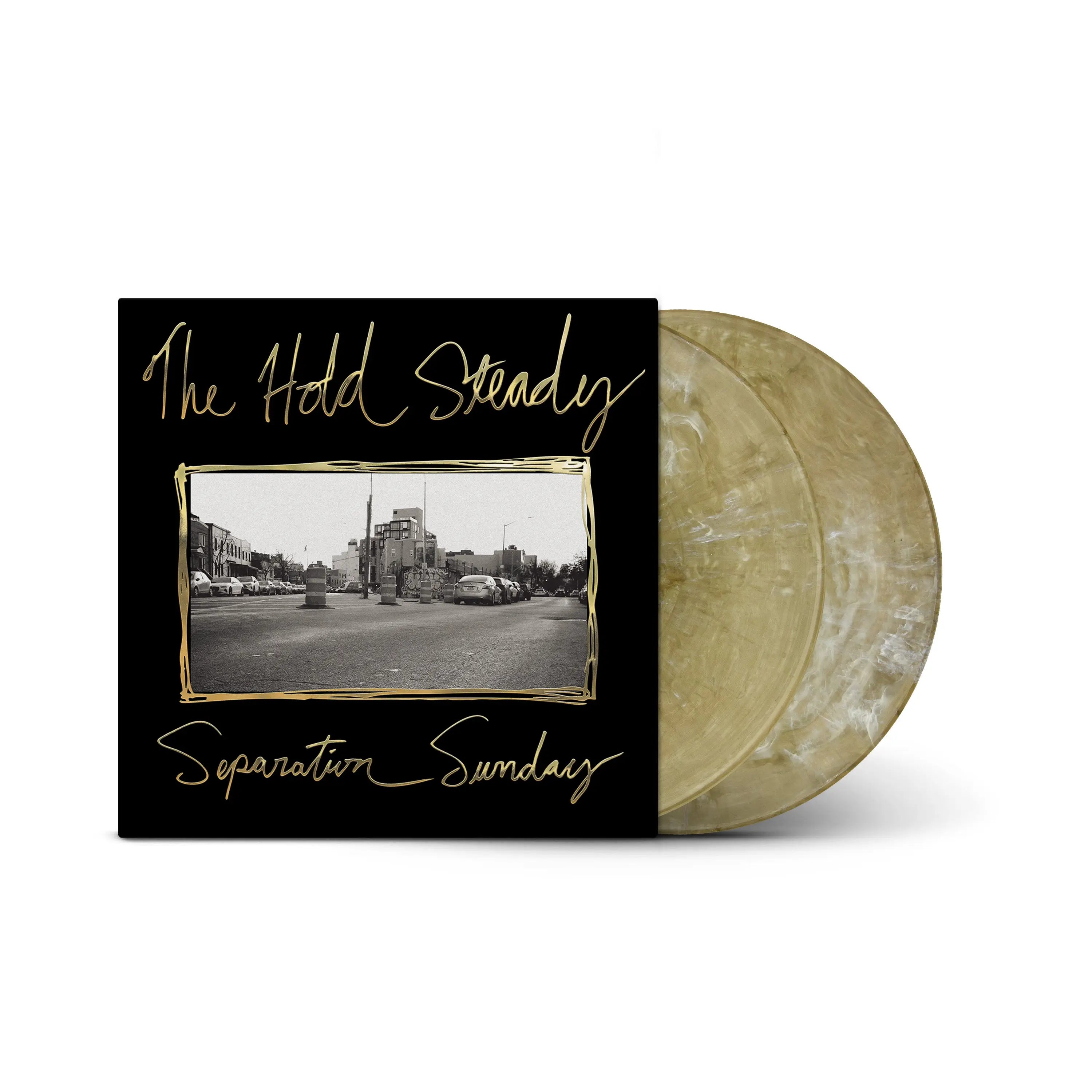 THE HOLD STEADY - SEPARATION SUNDAY - INDIE EXCLUSIVE - 20TH ANNIVERSARY EDITION - GRAY, GOLD & WHITE MARBLED COLOR - 2-LP - VINYL LP