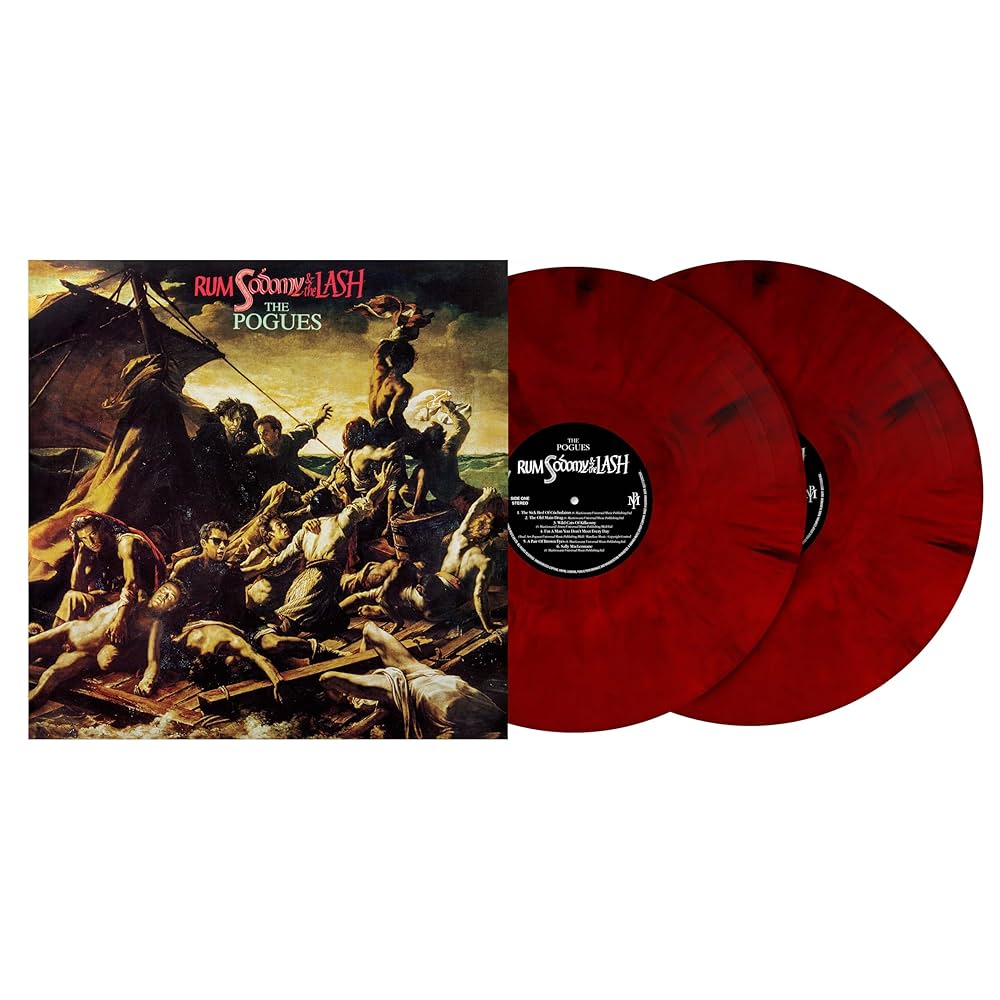 THE POGUES - RUM, SODOMY & THE LASH - 40TH ANNIVERSARY EDITION - RED COLOR - 2-LP - VINYL LP