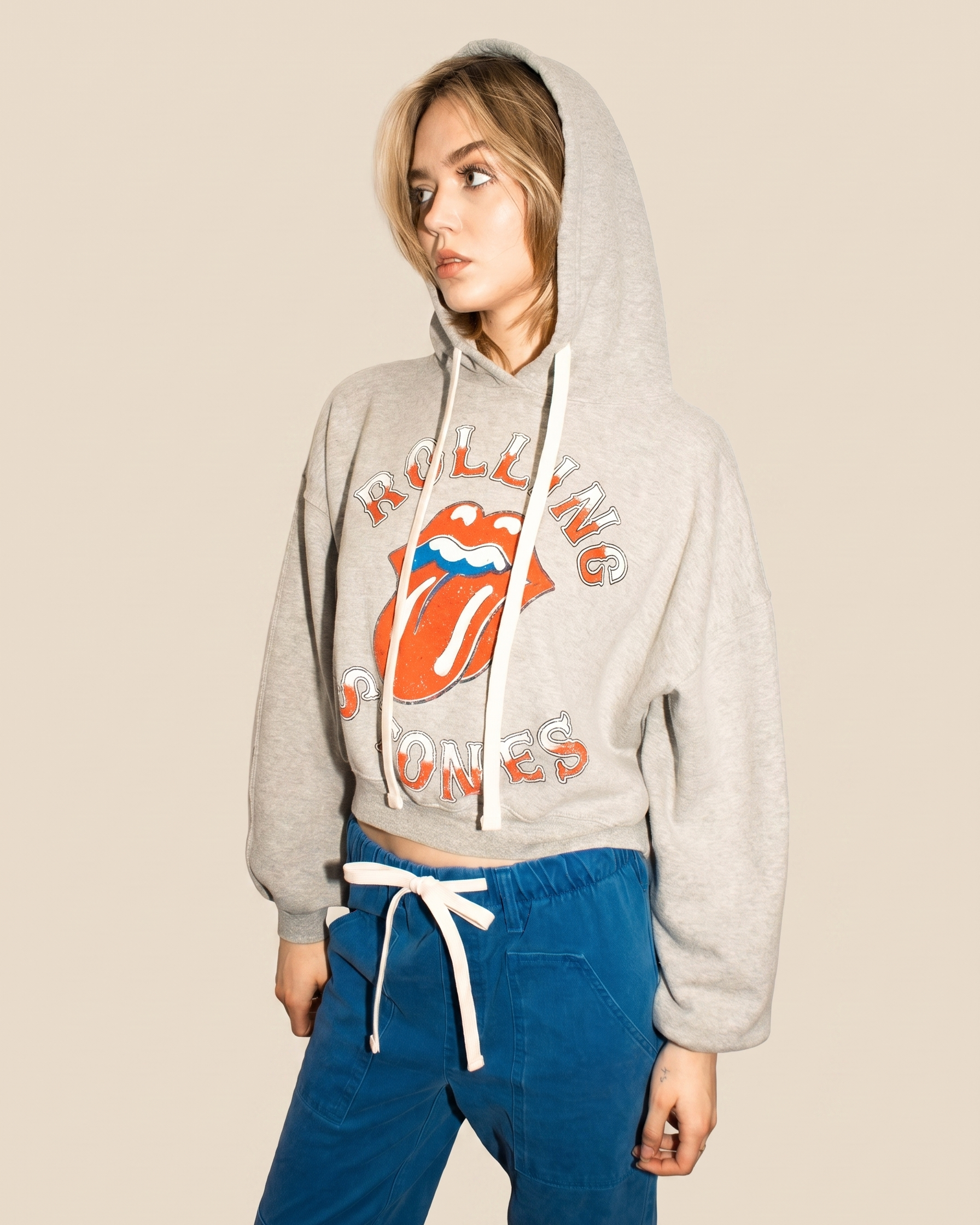 ROLLING STONES - OLD ENGLISH HOODIE