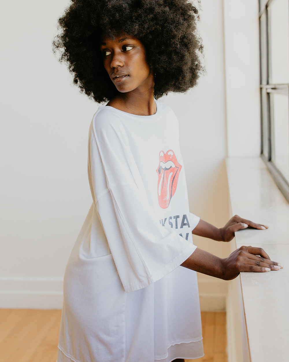 THE ROLLING STONES - BACKSTAGE CREW OVERSIZED T-SHIRT