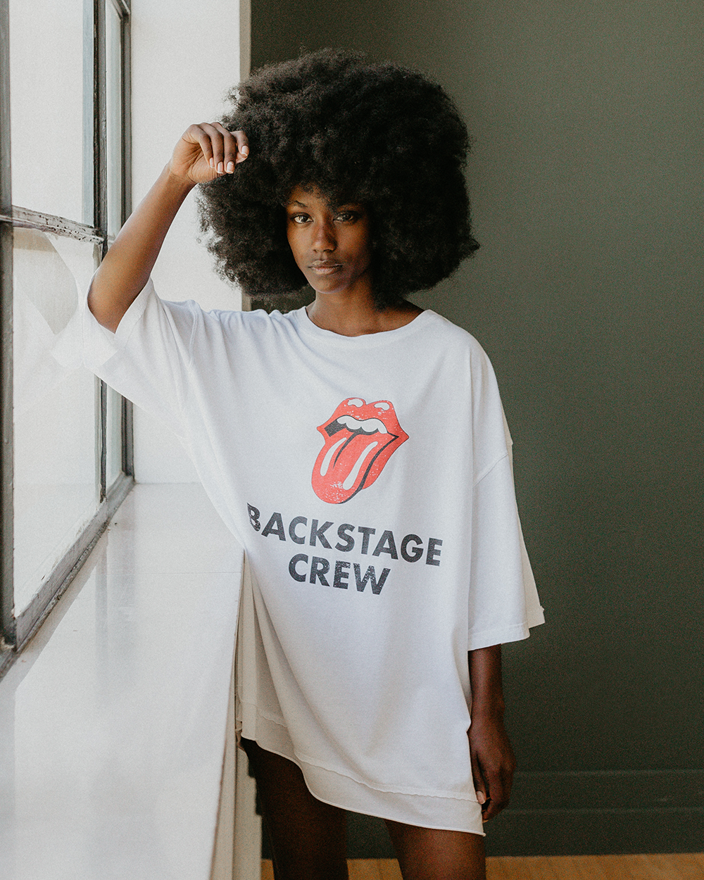 THE ROLLING STONES - BACKSTAGE CREW OVERSIZED T-SHIRT