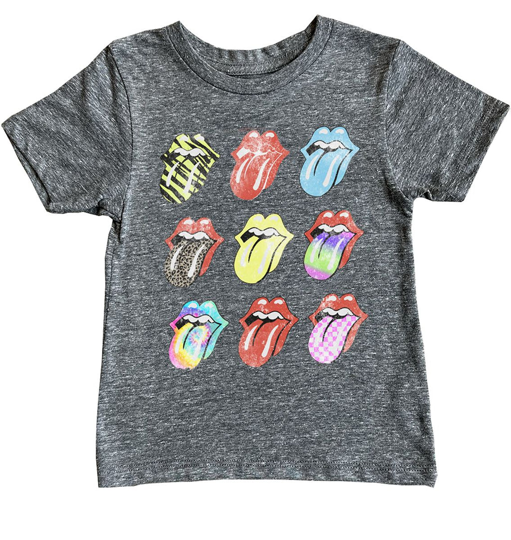 THE ROLLING STONES - COLORFUL TONGUES KIDS T-SHIRT