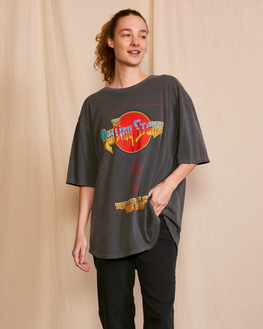 THE ROLLING STONES - COW PALACE OVERSIZED T-SHIRT 4
