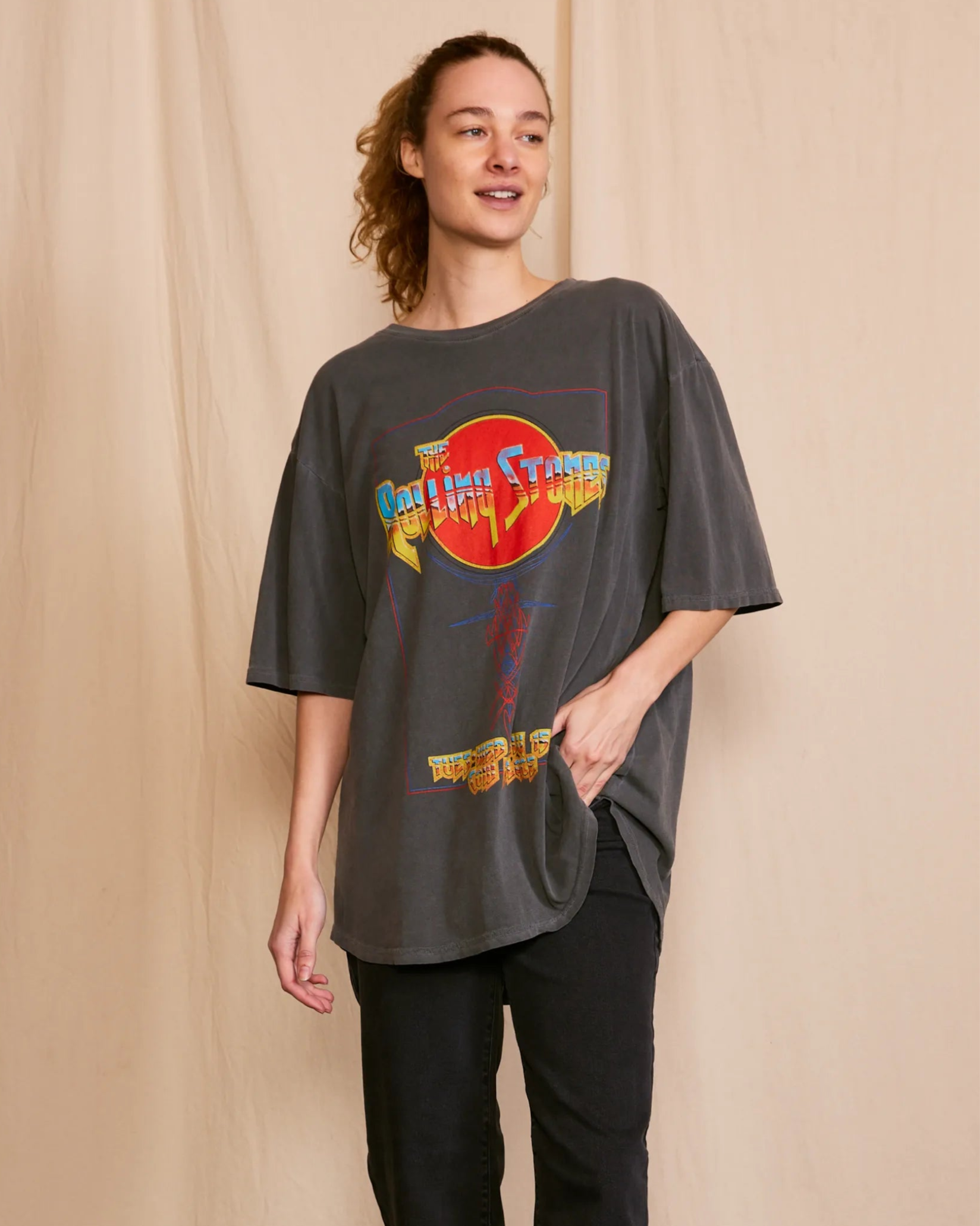 THE ROLLING STONES - COW PALACE OVERSIZED T-SHIRT 4