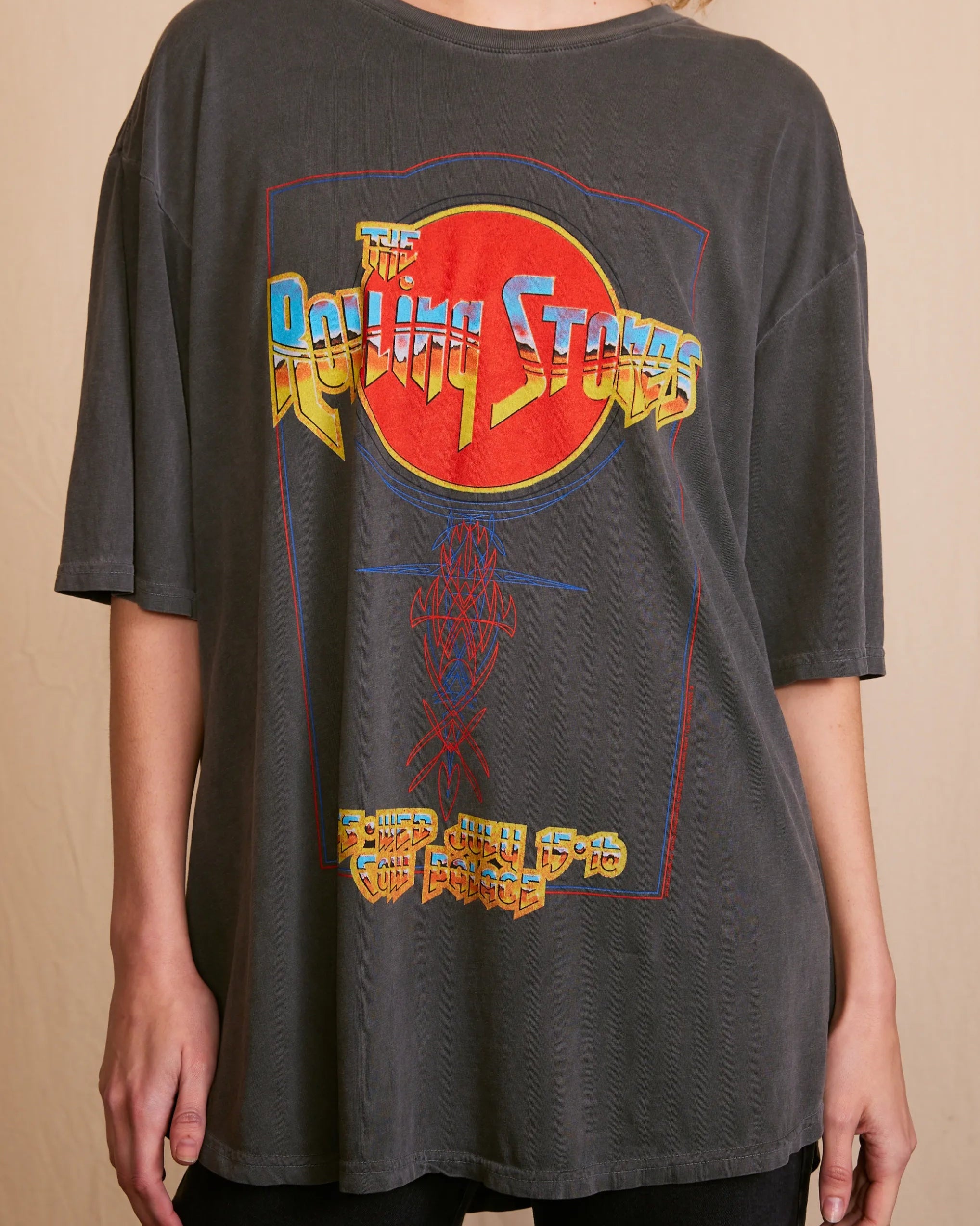 THE ROLLING STONES - COW PALACE OVERSIZED T-SHIRT 5
