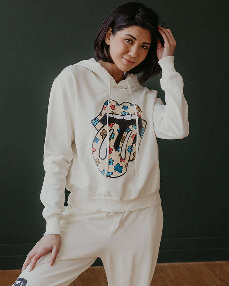 THE ROLLING STONES - FLOWER POWER HOODIE