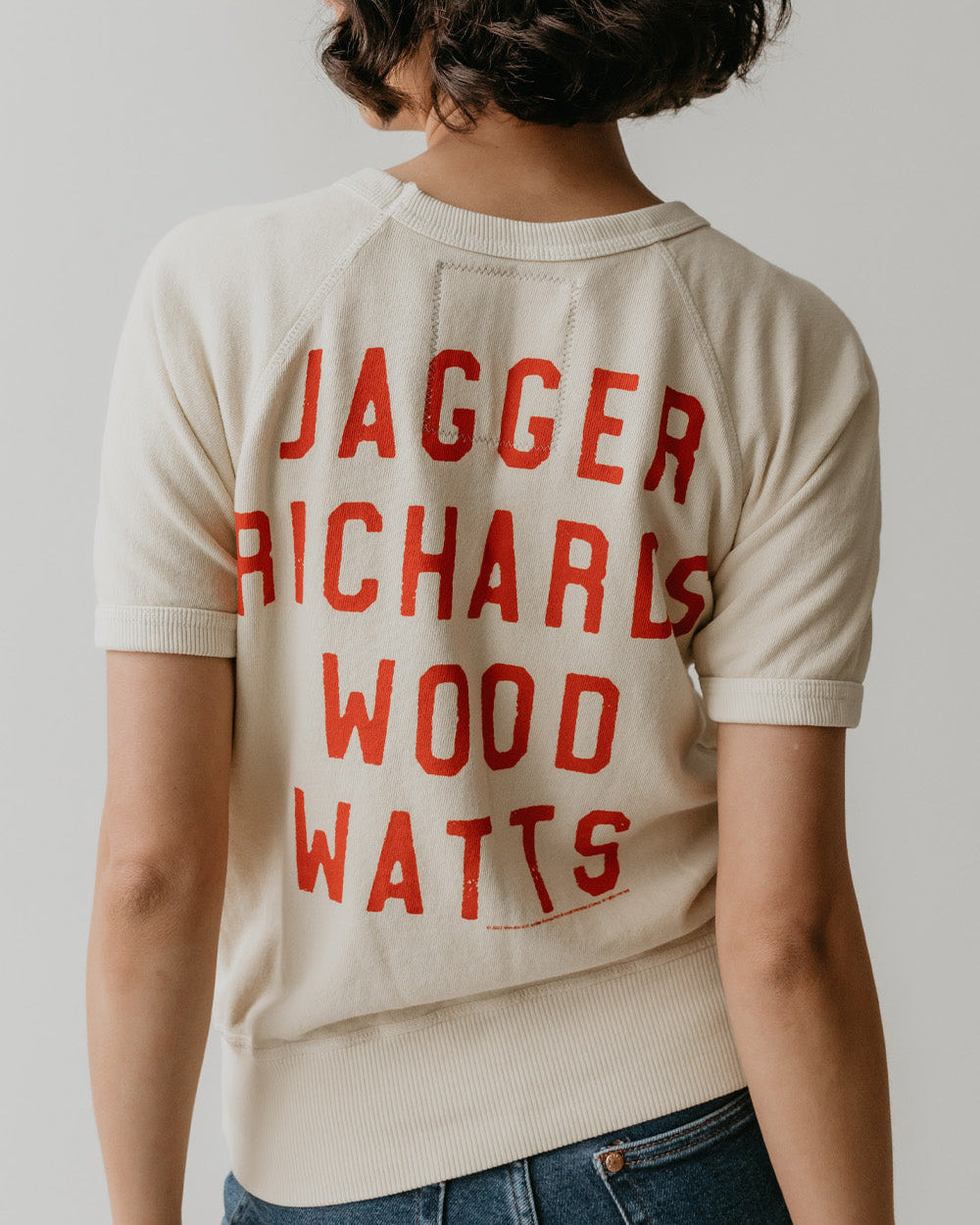 THE ROLLING STONES - IVORY RAGLAN T-SHIRT