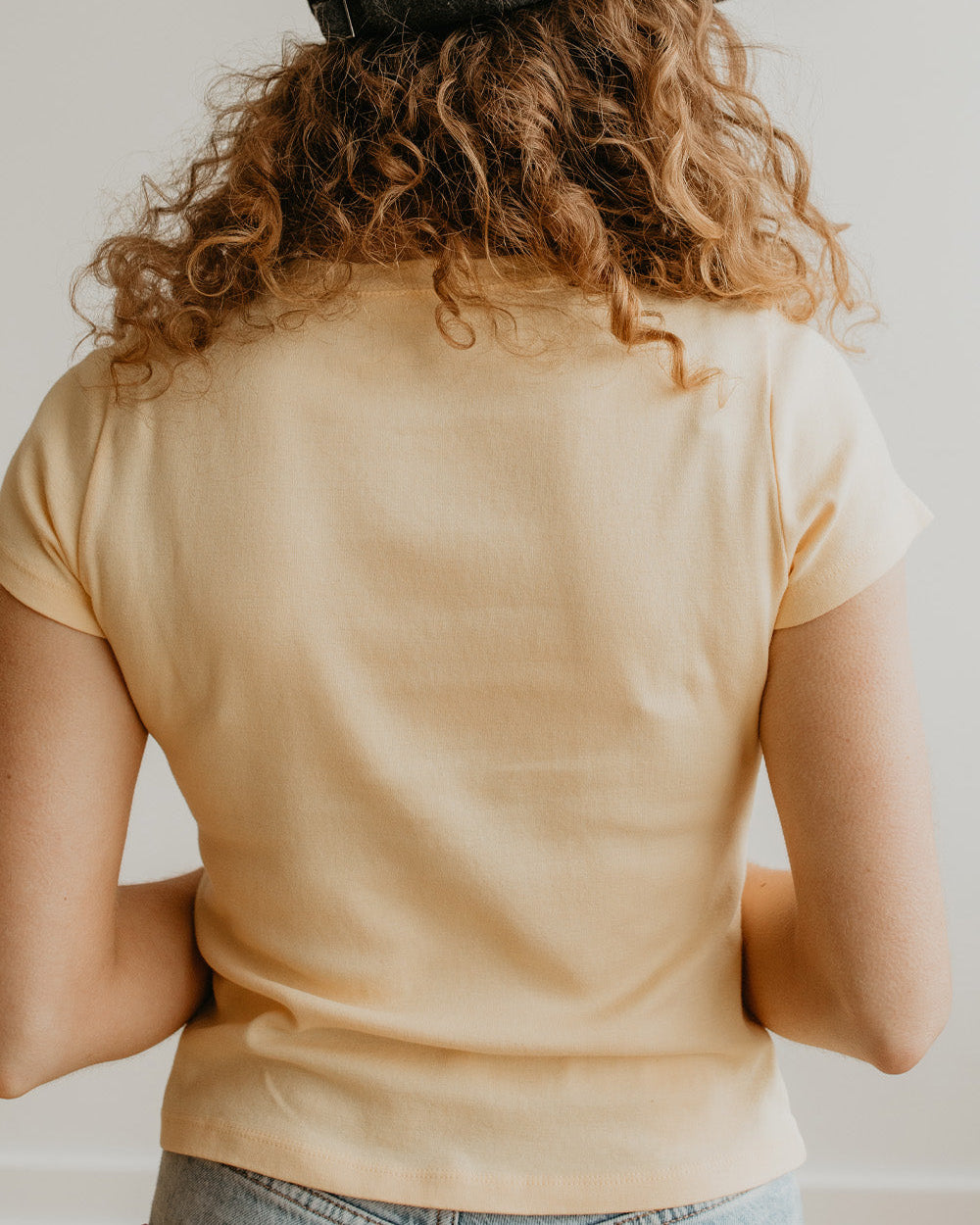 THE ROLLING STONES - PASTEL YELLOW 1975 T-SHIRT