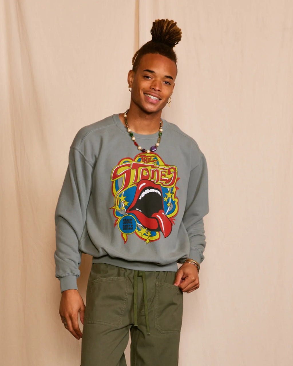 THE ROLLING STONES - SOME GIRLS MEN'S SWEATSHIRT