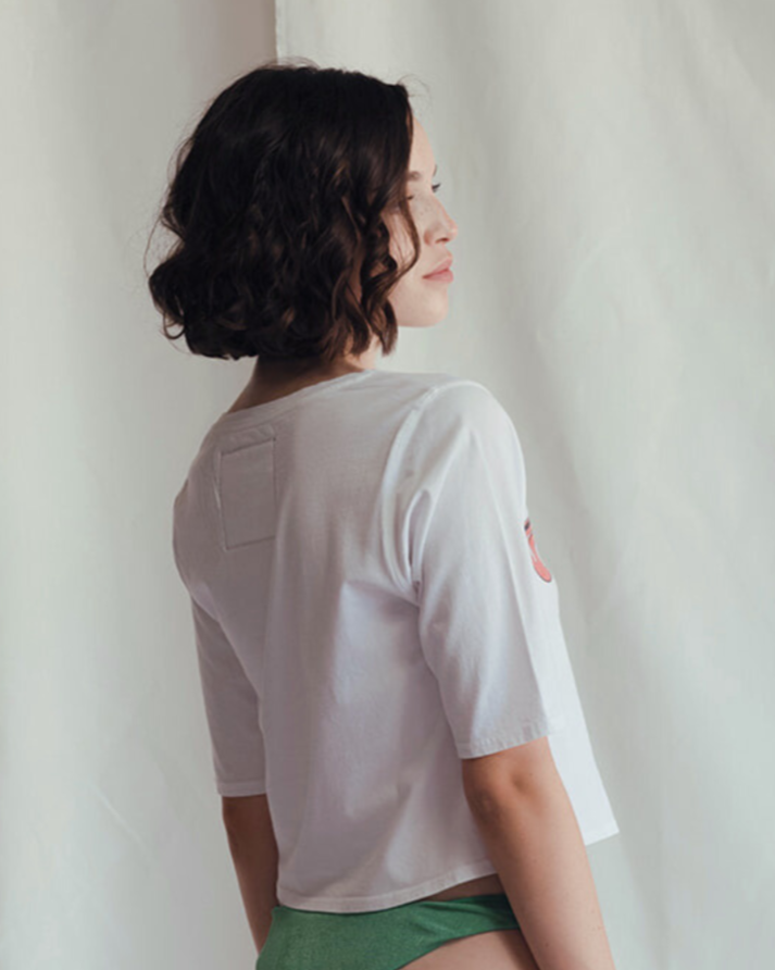 THE ROLLING STONES - START ME UP CROPPED T-SHIRT